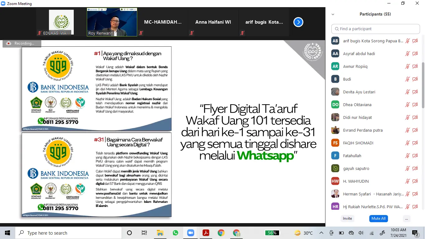 KELAS LITERASI EKONOMI SYARIAH #10 | Artikel | YEWI
